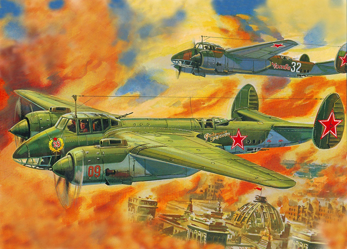 原创什么是苏联式红色暴力美学?88挺波波莎机枪在轰炸机内同时射击