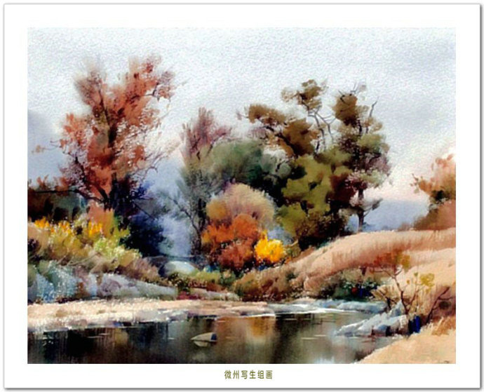 冲淡之美 -- 中国画家刘永健水彩风景写生画作品赏析