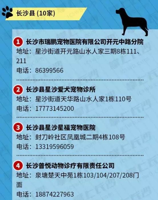 时政要闻长沙县养犬人注意5月1日前记得带狗狗去这10个地方办身份证