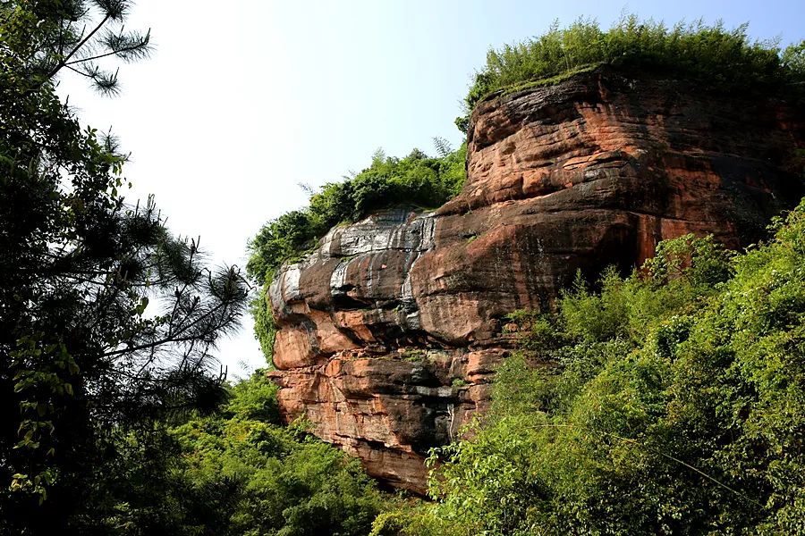 旅游咨询白石渡镇游攻略红色文化丹霞地貌章水河五一走起正好