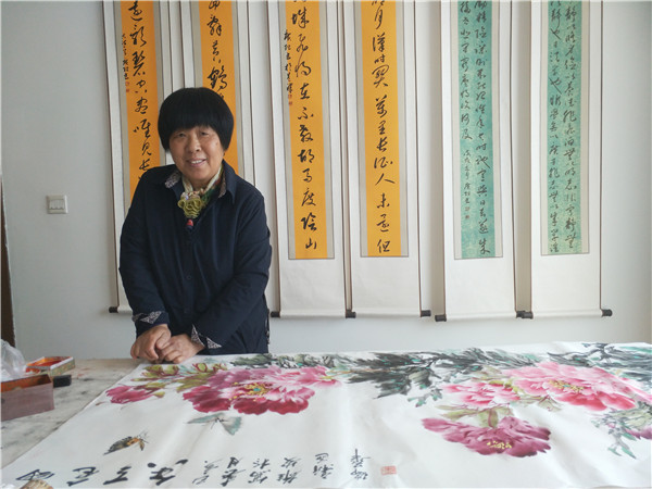 董瑞华,张春旺,章华,王忠祥,王效东等老师也到场分別展示了书画才艺