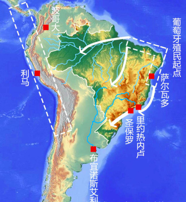 巴西圣保罗地理位置图片