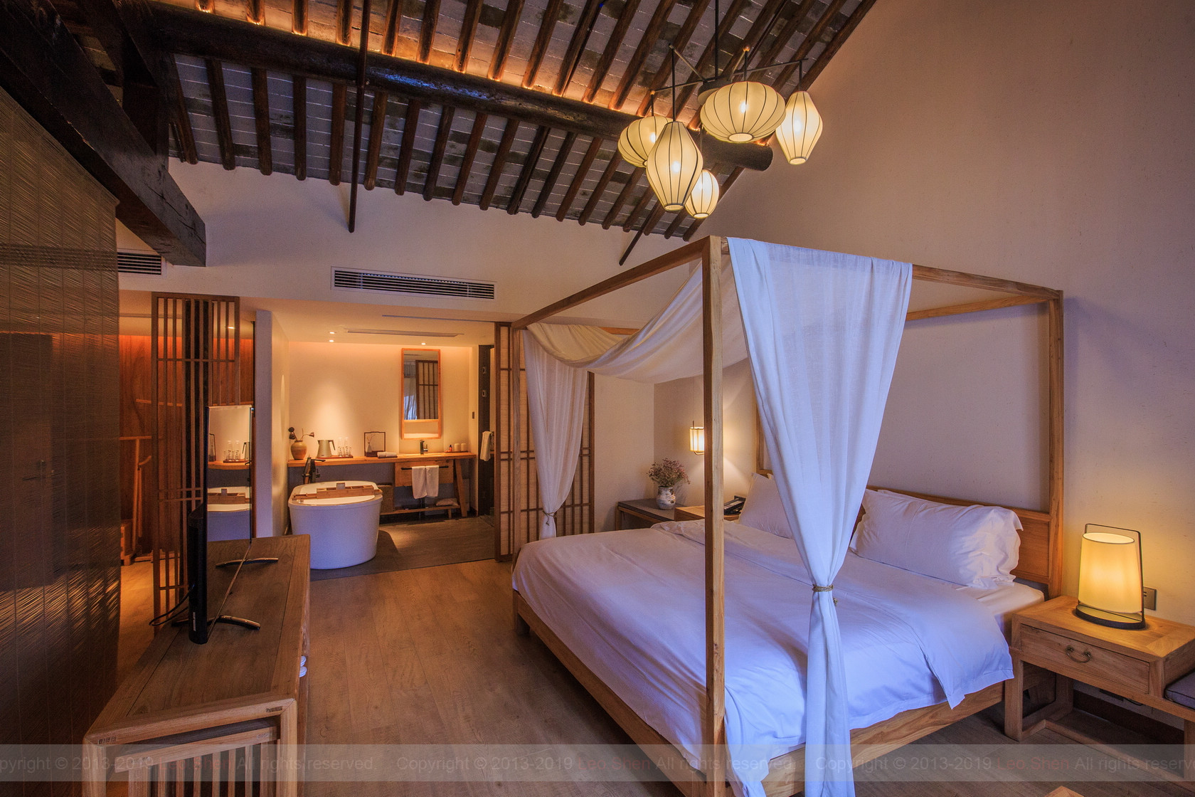 沉睡了八十余年的古宅变身绝美精品酒店 云隐东方做了什么_客房