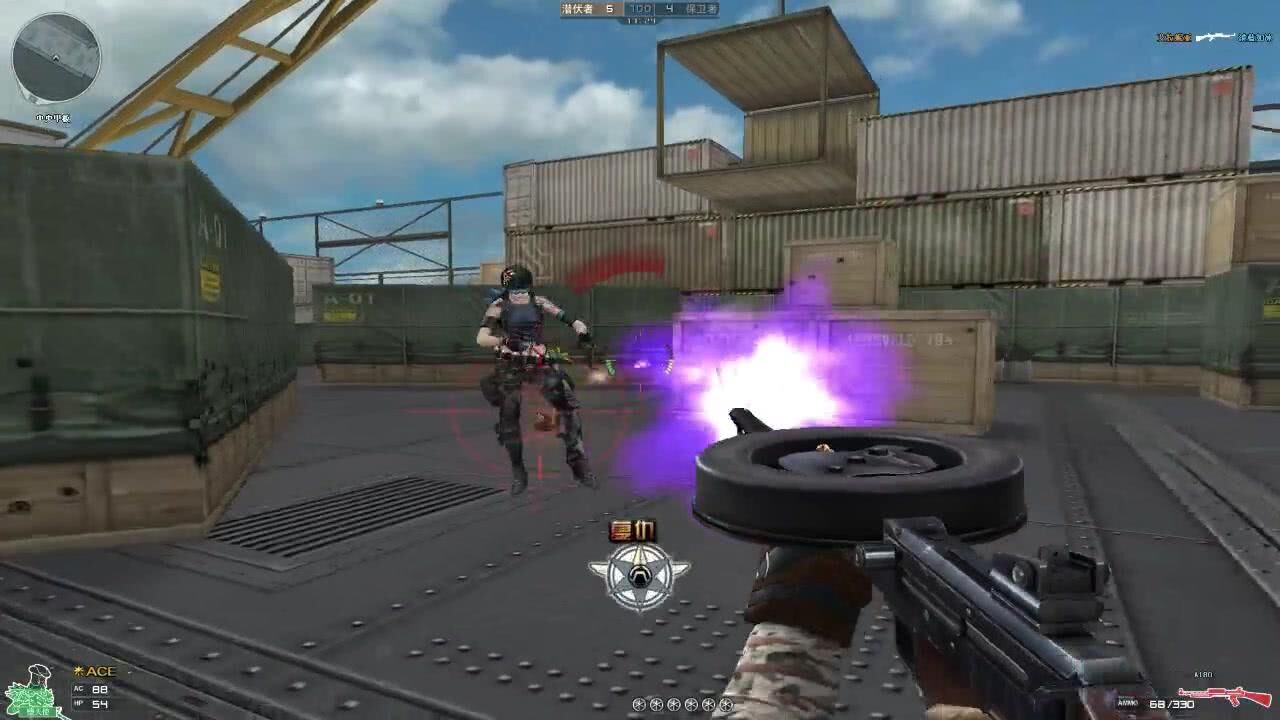 cf步枪中的恶棍喷子了解一下很有打击感大神的最爱