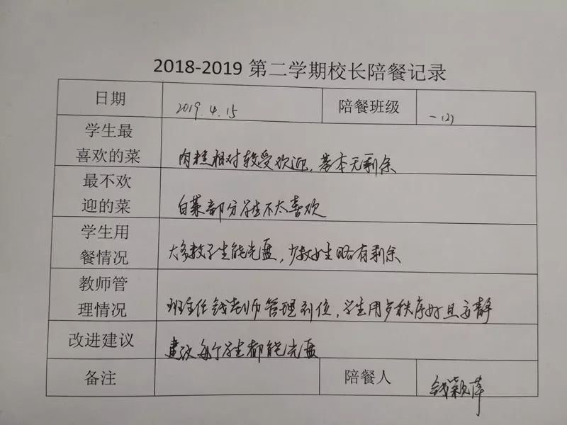 学校食堂意见表模板图片