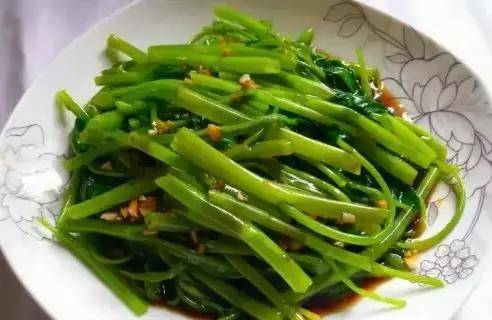 新做法白灼空心菜