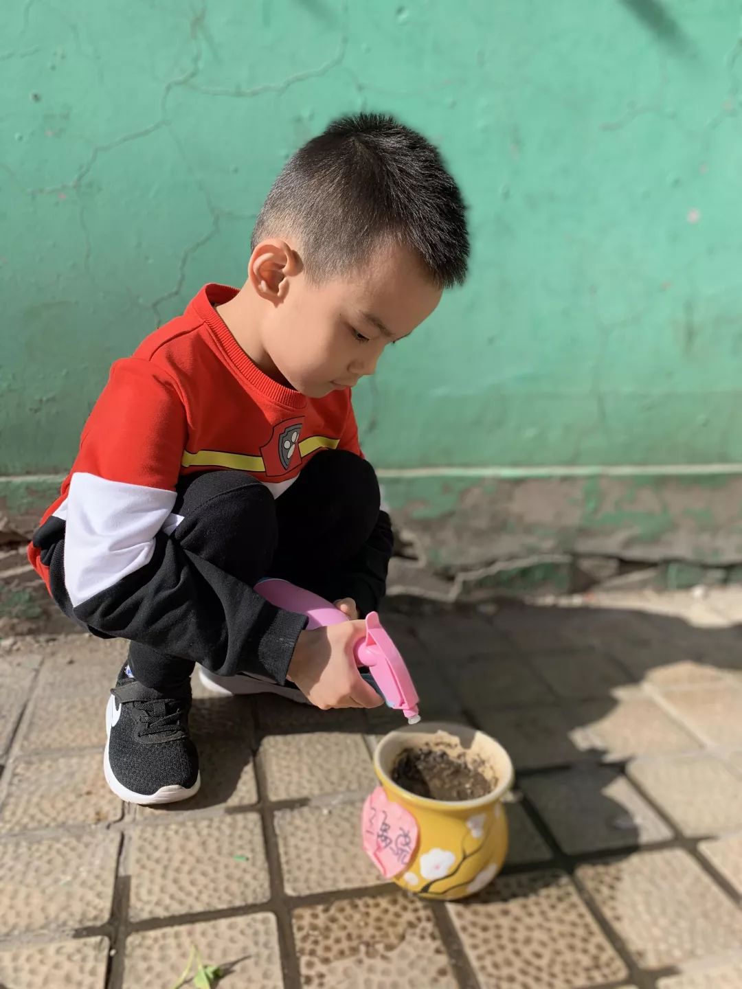 幼儿园的每一个角落都留下了小蜜蜂们勤劳的身影!