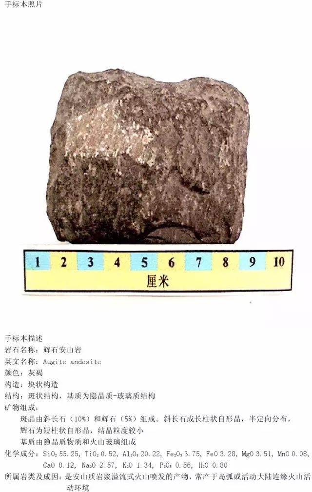安山岩结构图片
