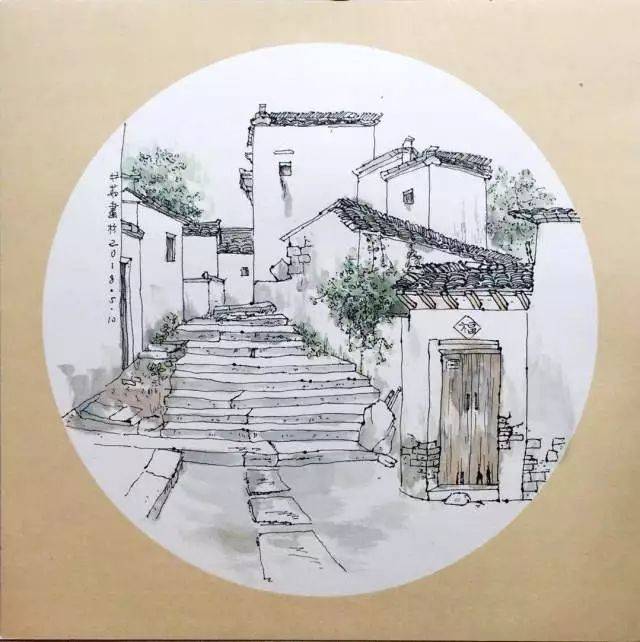 写生画不尽的徽州