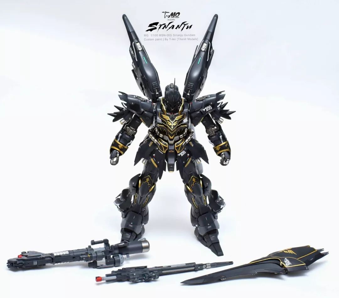 新安洲改色黑金风格涂装很帅气