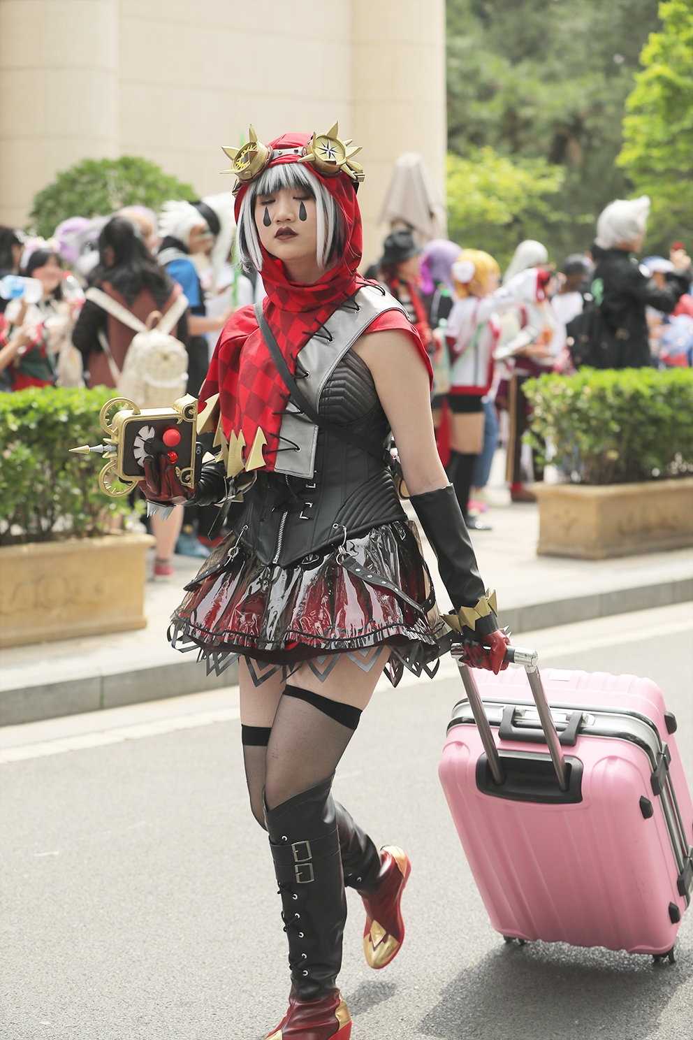 2019动漫展cosplay有爱丽丝梦游仙境火花动漫狐妖和涂山雅雅