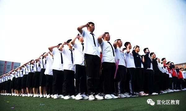 宣化四中燃爆全场的运动会开幕式来了!