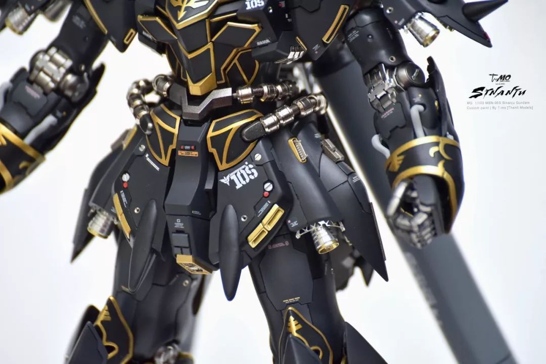 新安洲改色黑金风格涂装很帅气