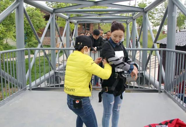 运行高度46米弹跳高度42米永城芒砀山的蹦极你敢跳吗