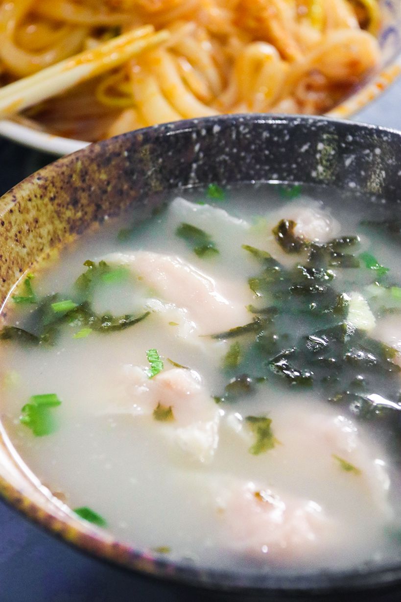 ③   算好喝的肉燕汤