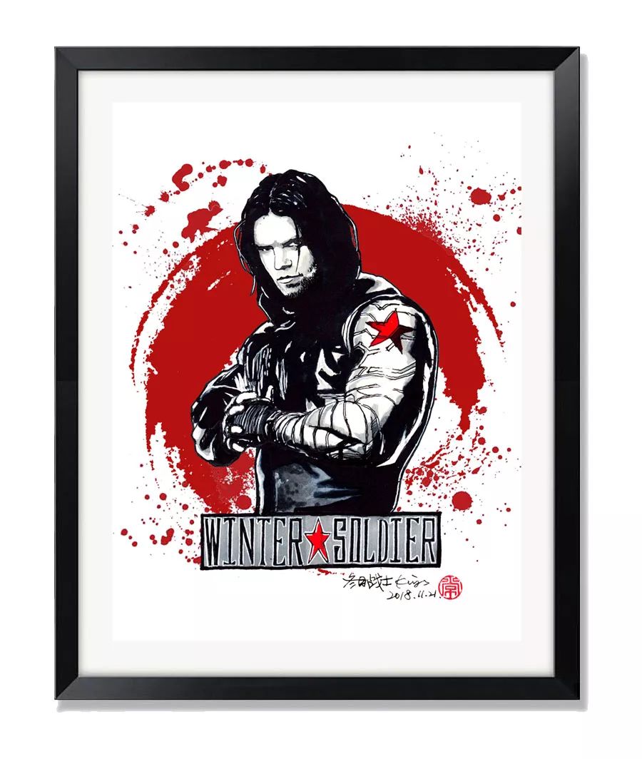 手绘假期来看漫威英雄手绘辑