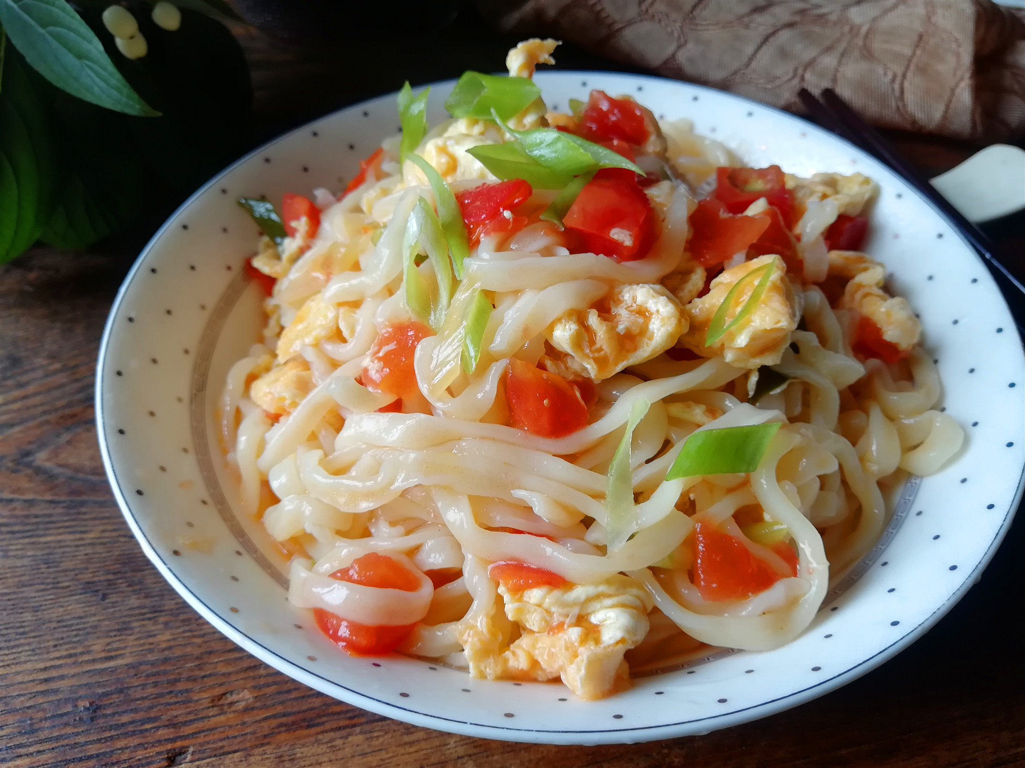 【西红柿炒蛋过水面】