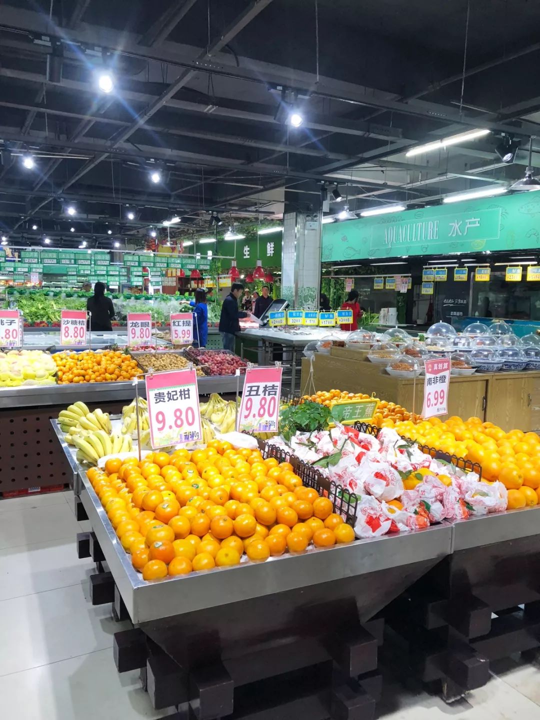 卖场风景一组武商超市陈列图片