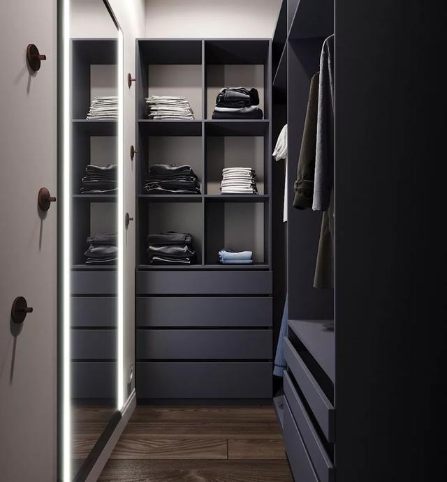 60㎡小公寓,2室2厅加独立马桶和衣帽间,怎样一个舒适了得!