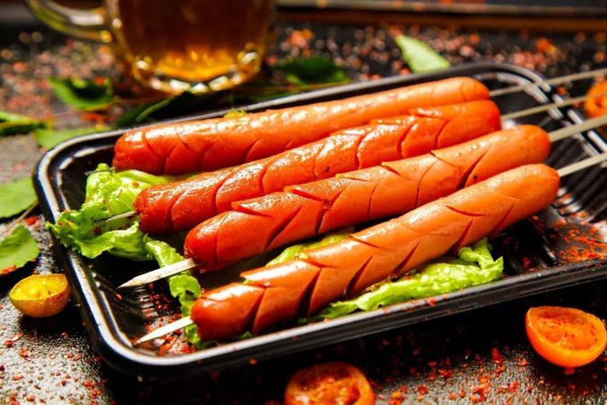 烤香肠图片 来自搜狐网
