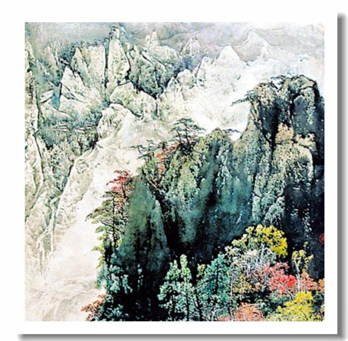 空灵飘逸--中国画家王天佑山水画作品赏析_河南