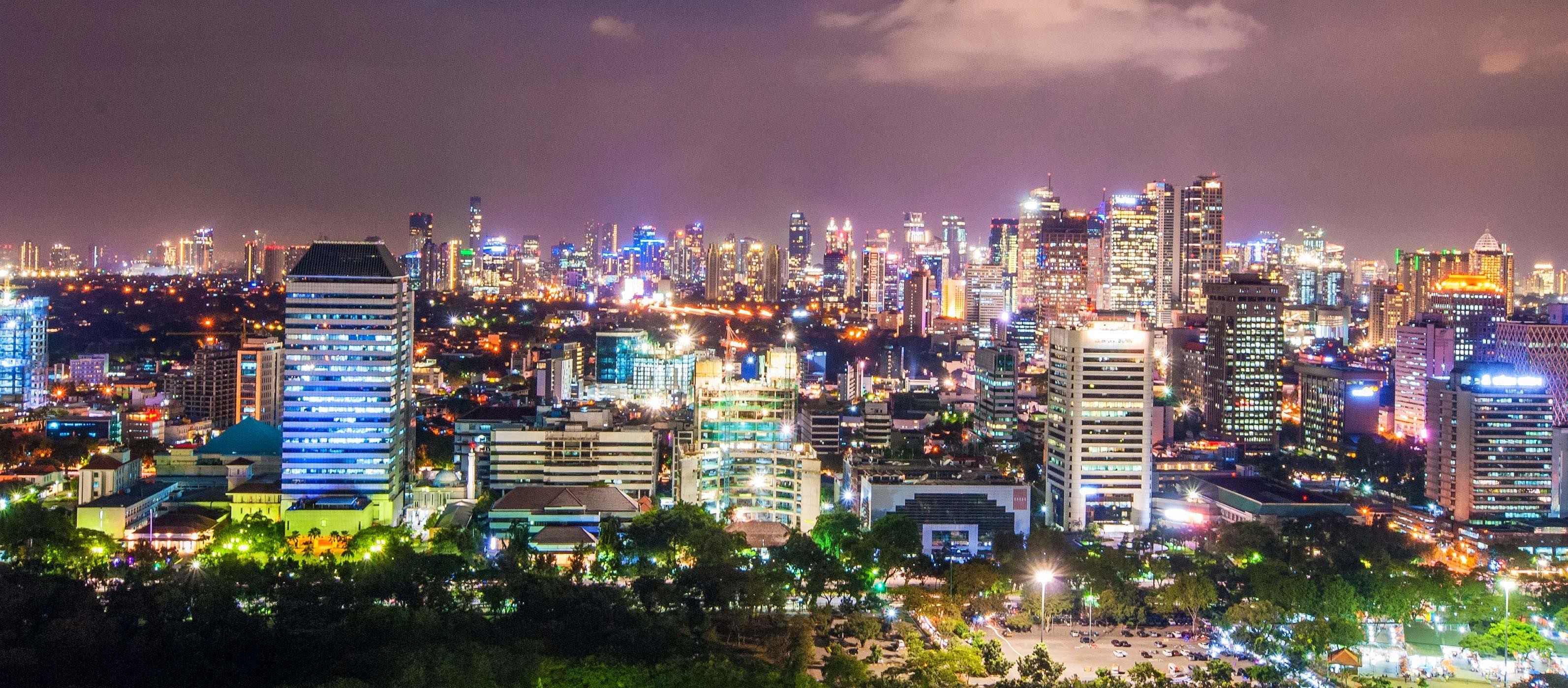 雅加达夜景图片