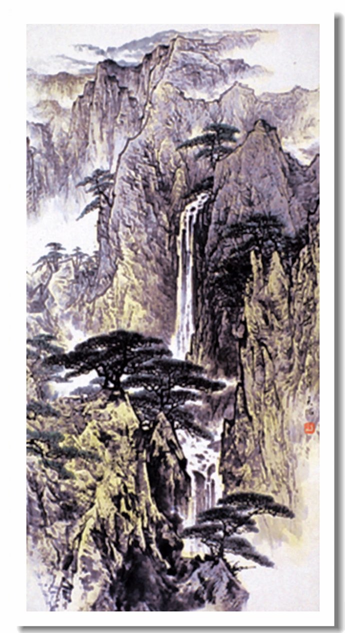 空灵飘逸--中国画家王天佑山水画作品赏析_河南