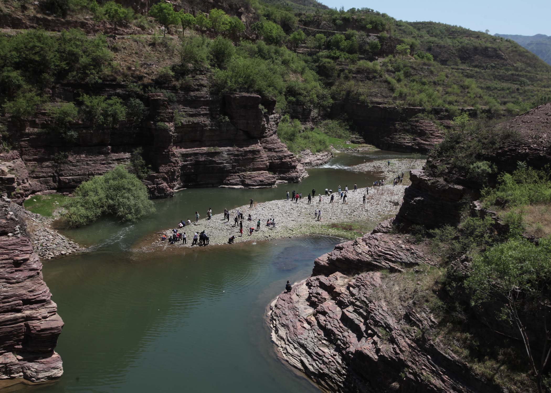 的房头庙村房头庙下的浊漳河南源源头,浊漳河西源头发源于山西沁县