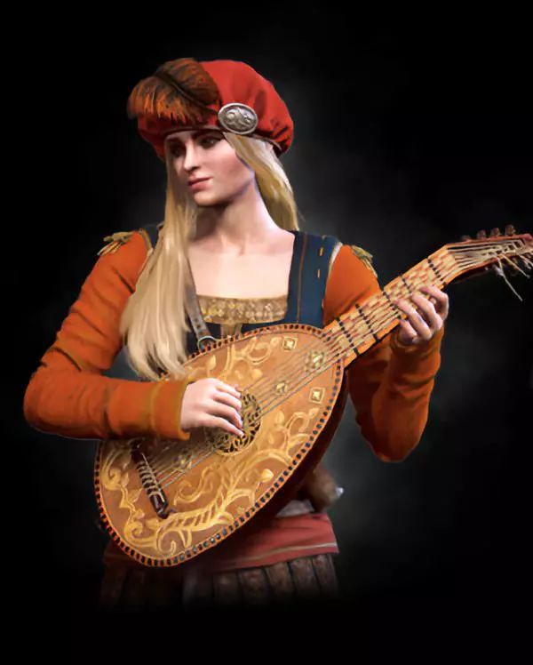 吟游诗人是中世纪游戏中的重要元素有记载表明,他们保留着哑剧这种