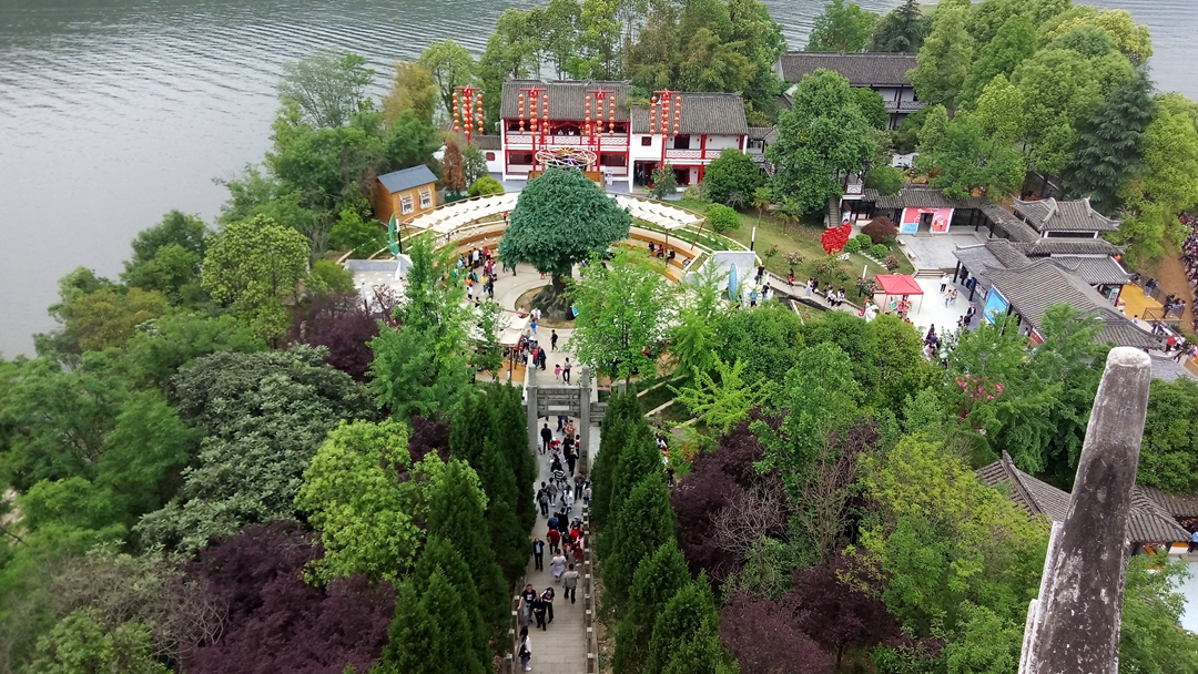 五一安康香溪洞,瀛湖两日游 _景区