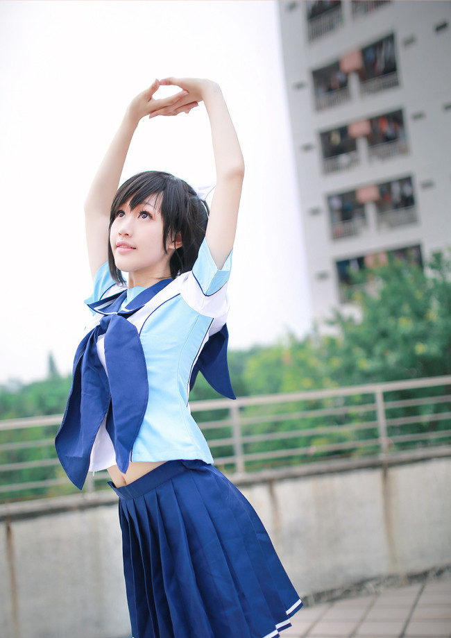 cos:高岭爱花-制服jimiko_响_摄影