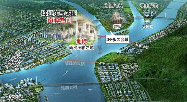 "南海之门"将是南沙规划定位发展最后的压轴之地,所属区位珠江东核心
