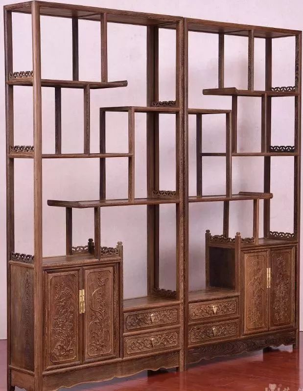 100款红木博古架款式欣赏