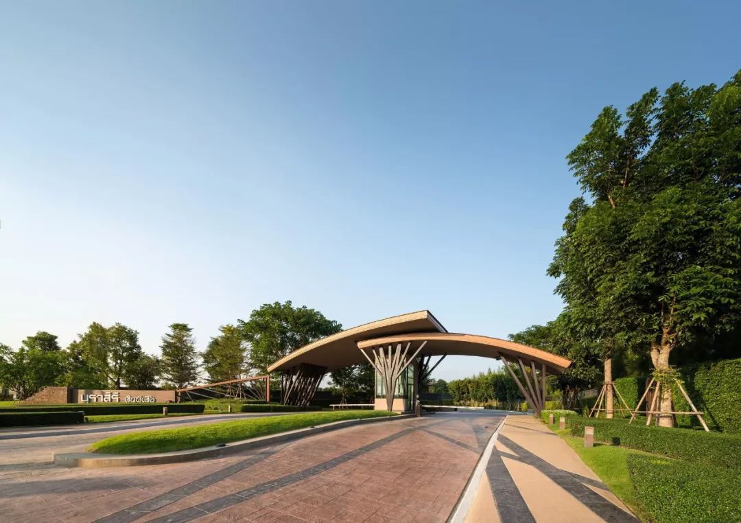 100款高级感的入口设计,满满的仪式感_景观