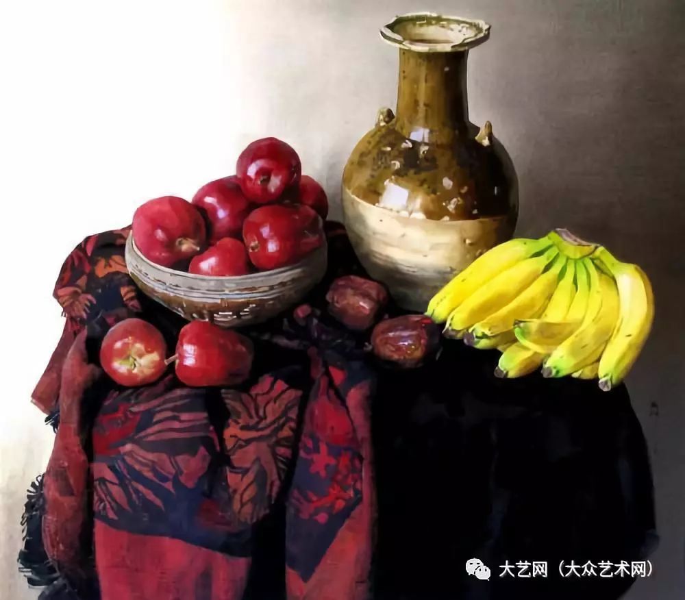 中国水彩画家,湖北美术学院教授刘寿祥水彩静物,风景画作品