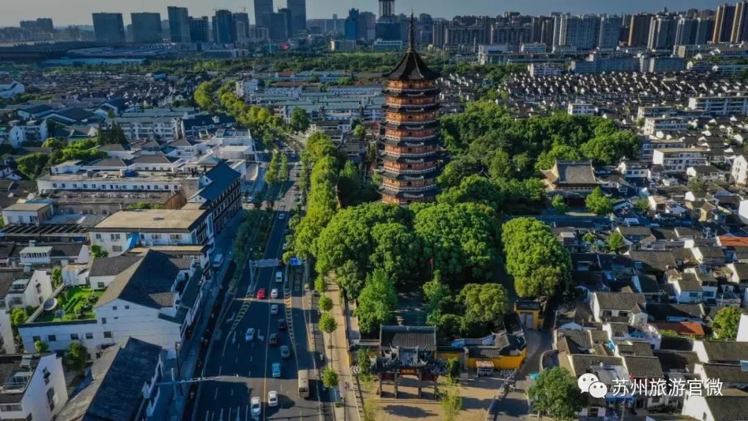 在高空俯瞰苏州城原来她这么美