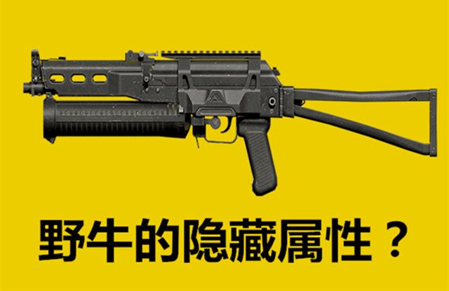 其次要说的"吃鸡"里有隐藏属性的武器就是pp19,人称野牛冲锋枪,pp19在