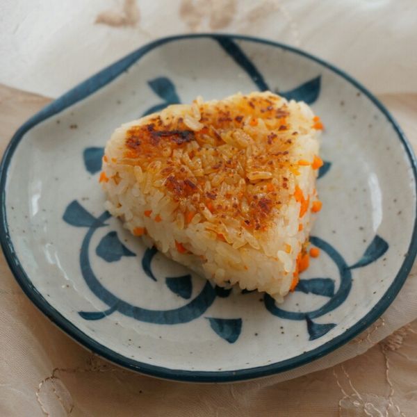 吃了就想学的菜—日式烤饭团,营养又丰富,一口一个,方便好吃!