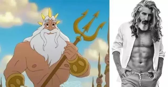 网友都惊呼:这尼玛就是《小美人鱼》里爱丽儿他爹本人啊!