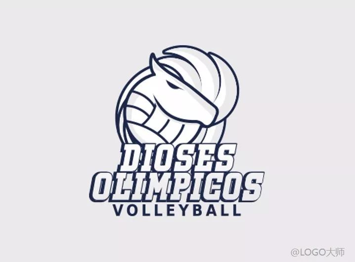 排球主题logo设计合集鉴赏