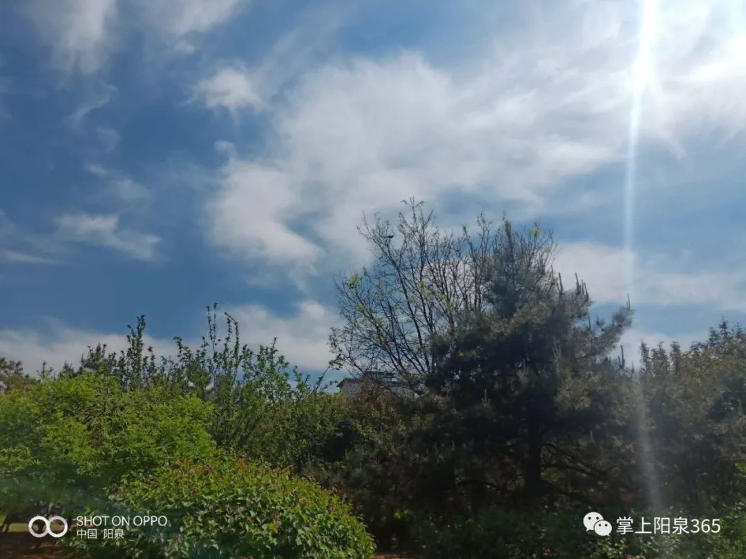 【多图】看→今天咱阳泉的蓝天白云简直美翻了!_生活