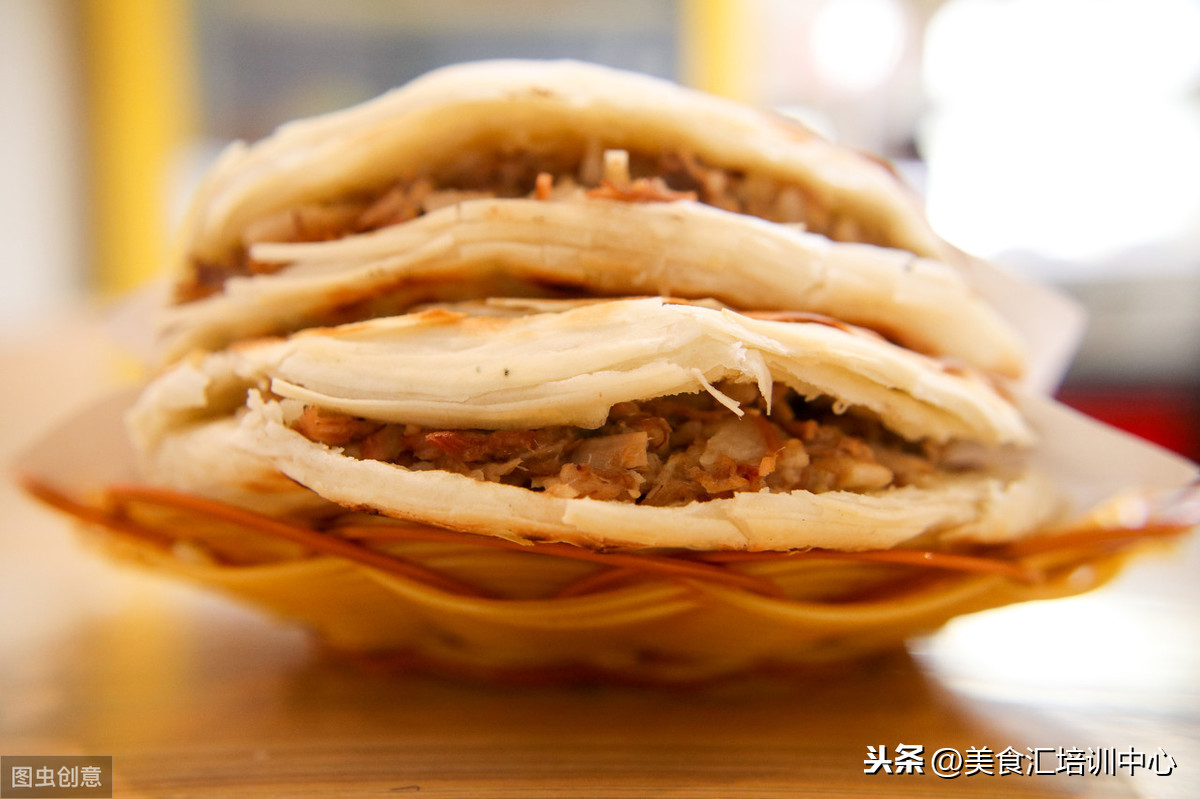 正宗肉夾饃製作 西安老潼關肉夾饃餅子做法 潼關肉夾饃技術