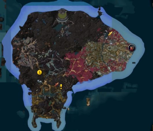 头一次看到纳沙塔尔的大地图,纳沙塔尔还有个世界boss.