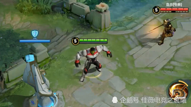 程咬金联动皮肤绿巨人当开启大招后玩家峡谷都被踩踏了