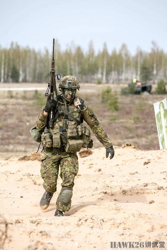 原创爱沙尼亚陆军实战演习 很难找到前苏联加盟共和国的影子