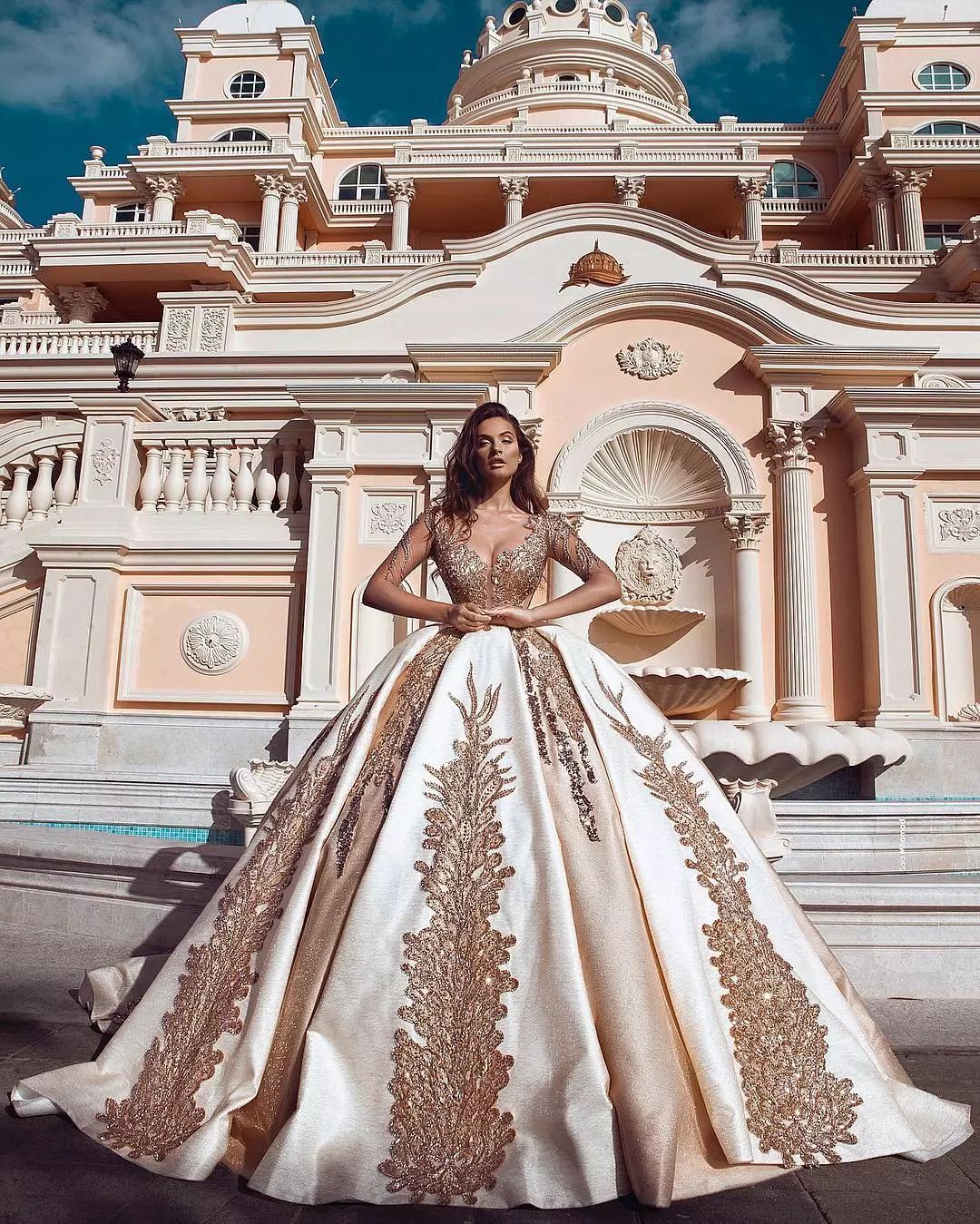 欧美奢华礼服