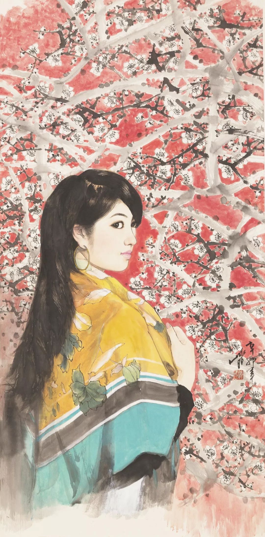 cm×69cm2003年能画得美是极高的难度——评林峥明人物画文/李正天