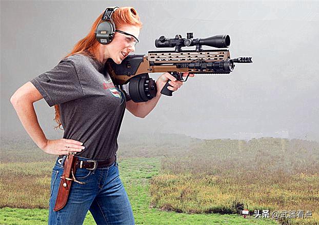 军事丨美军762无托结构m14步枪,宣传有多么的紧凑!
