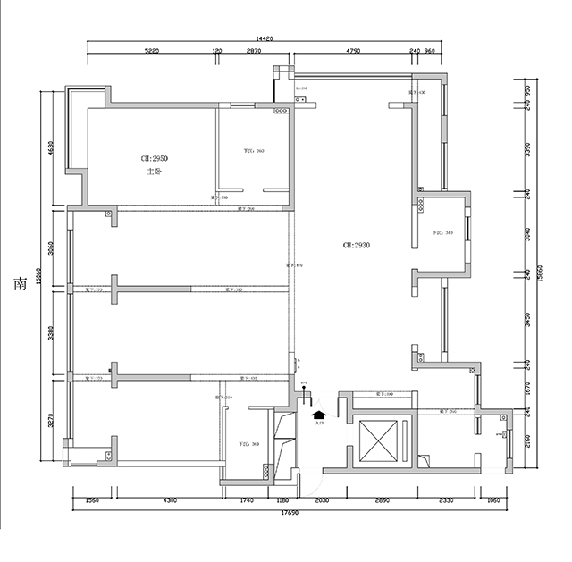 科迅教育干货南通cad施工图培训大户型布局创意方案解析