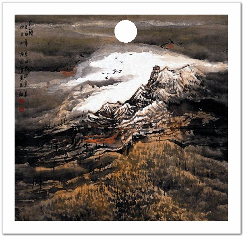 张北云画家《西部山水 古朴苍劲》